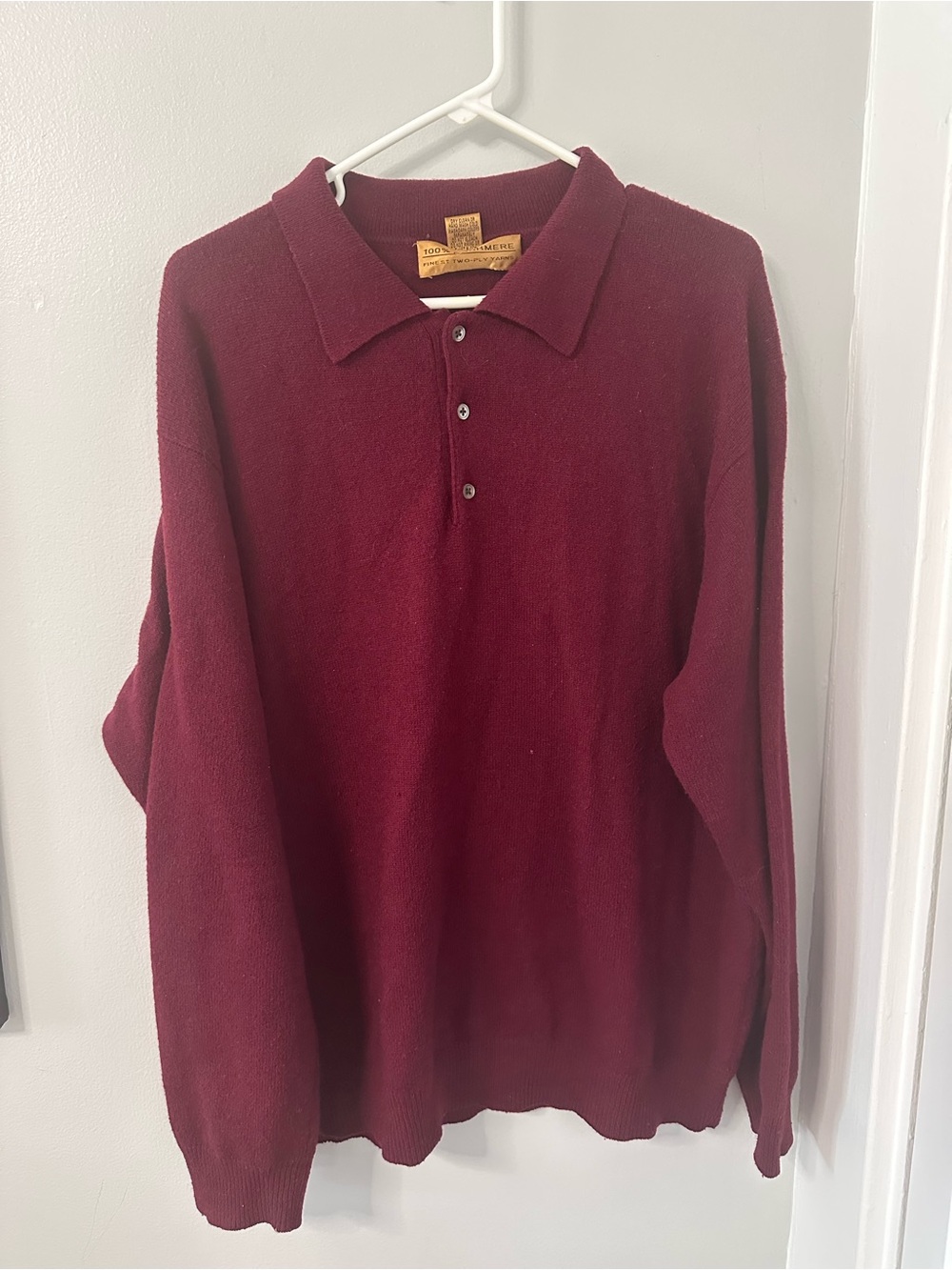 Men's 100% Cashmere Sweater
